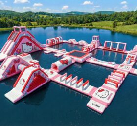 S615 Parco Acquatico Gonfiabile a Tema Hello Kitty