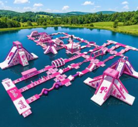 S624 Parco Acquatico Gonfiabile a Tema Barbie
