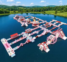 S636 Parco Acquatico Gonfiabile a Tema Hello Kitty