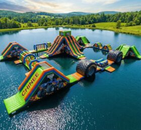 S640 Parco Acquatico Gonfiabile a Tema Monster Trucks
