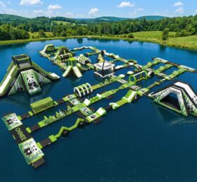 S643 Parco Acquatico Gonfiabile a Tema Panda