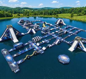 S653 Parco Acquatico Gonfiabile a Tema Spaziale