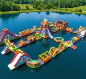 S655 Parco Acquatico Gonfiabile a Tema Super Mario