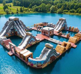 S656 Parco Acquatico Gonfiabile a Tema I Flintstones