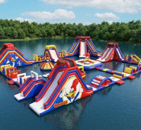 S661 Parco Acquatico Gonfiabile a Tema Woody Woodpecker