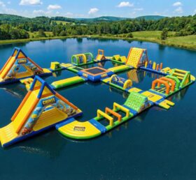 S669 Parco Acquatico Gonfiabile a Tema Bob Aggiustatutto