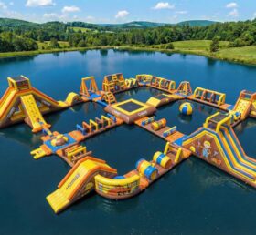 S670 Parco Acquatico Gonfiabile a Tema Bob Aggiustatutto