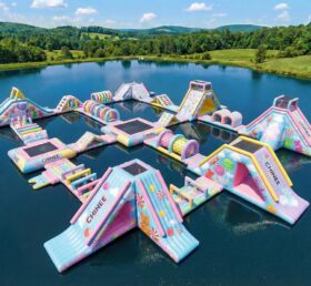 S671 Parco Acquatico Gonfiabile a Tema Caramelle