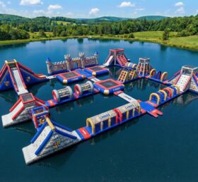 S672 Parco Acquatico Gonfiabile a Tema Regno del Castello