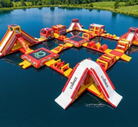 S684 Parco Acquatico Gonfiabile a Tema Autobotte dei Pompieri