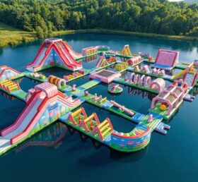 S697 Parco Acquatico Gonfiabile a Tema Peppa Pig