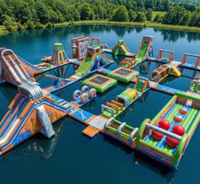 S702 Parco Acquatico Gonfiabile a Tema Rusty Rivets