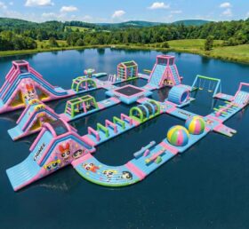 S711 Parco Acquatico Gonfiabile a Tema Powerpuff Girls