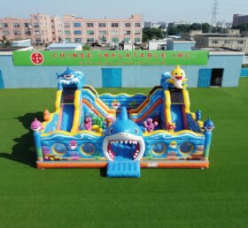 T2-7103 Rimbalzo Gonfiabile a Tema Baby Shark