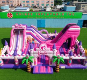 T2-7104 Salterello Gonfiabile a Tema Barbie