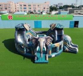 T2-7117 Rimbalzo Gonfiabile a Tema Elefante