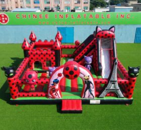 T2-7135 Salta-salta gonfiabile a tema Miraculous Ladybug