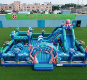 T2-7139 Saltatore Gonfiabile a Tema Oceanico