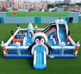 T2-7142 Saltatore Gonfiabile a Tema Pinguino