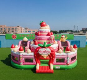 T2-7160 Gonfiabile a Tema Fragolina Dolcecuore