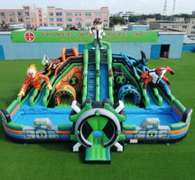 T8-6106 Scivolo d’acqua gonfiabile a tema Ben 10