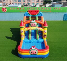 T8-6124 Scivolo d’acqua gonfiabile a tema Cocomelon