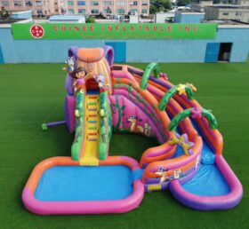 T8-6139 Scivolo d’acqua Gonfiabile a tema Dora