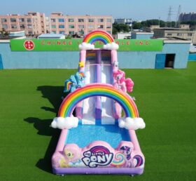T8-6174 Scivolo d’acqua gonfiabile a tema My Little Pony