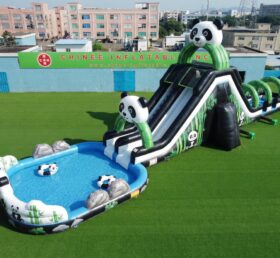 T8-6182 Scivolo d’acqua gonfiabile a tema panda
