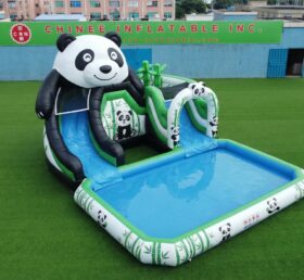 T8-6183 Scivolo ad Acqua Gonfiabile a Tema Panda