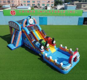 T8-6211 Scivolo d’acqua gonfiabile a tema Thomas & Friends