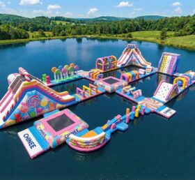 S719 Parco Acquatico Gonfiabile a Tema Caramelle