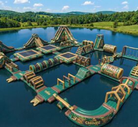 S726 Parco Acquatico Gonfiabile a Tema Giungla