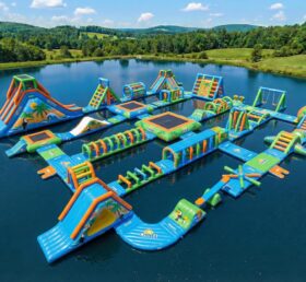 S745 Parco Acquatico Gonfiabile a Tema Tropicale