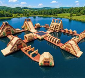 S754 Parco Acquatico Gonfiabile a Tema Far West