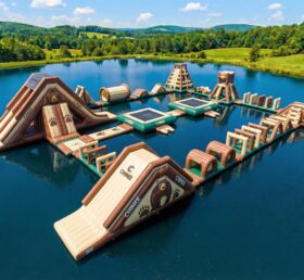 S759 Parco Acquatico Gonfiabile a Tema Orso