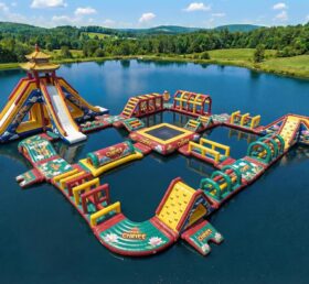 S766 Parco Acquatico Gonfiabile a Tema Stile Cinese