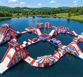 S767 Parco Acquatico Gonfiabile a Tema Circo