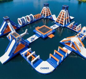 S792 Parco Acquatico Gonfiabile a Tema Elicottero