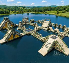 S802 Parco Acquatico Gonfiabile a Tema Stile Militare