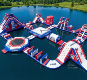 S817 Parco Acquatico Gonfiabile a Tema Ufficio Postale