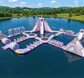 S832 Parco Acquatico Gonfiabile a Tema Unicorno