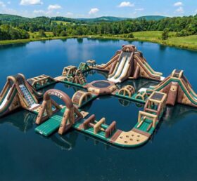 S840 Parco Acquatico Gonfiabile a Tema Orso