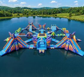 S842 Parco Acquatico Gonfiabile a Tema Farfalla