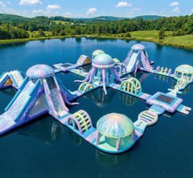 S856 Parco Acquatico Gonfiabile a Tema Medusa