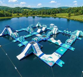 S863 Parco Acquatico Gonfiabile a Tema Oceanico