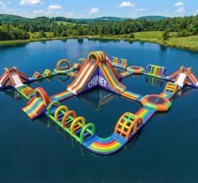 S868 Parco Acquatico Gonfiabile a Tema Arcobaleno