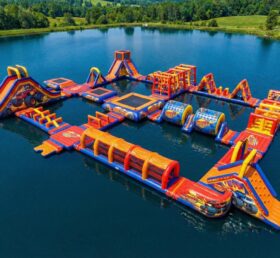 S887 Parco Acquatico Gonfiabile a Tema Mostro Blaze