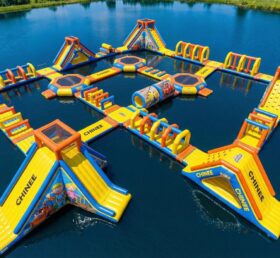 S889 Parco Acquatico Gonfiabile a Tema Bob Aggiustatutto