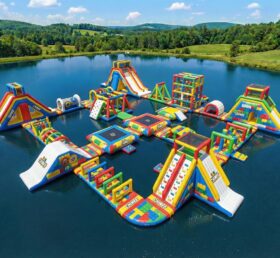 S903 Parco Acquatico Gonfiabile a Tema Lego